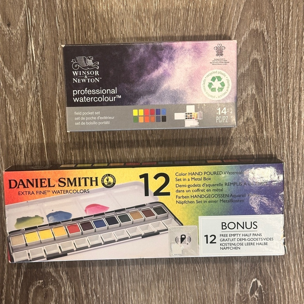 Daniel Smith + Winsor & Newton Professional Watercolor Paint Sets- Paint Bundle